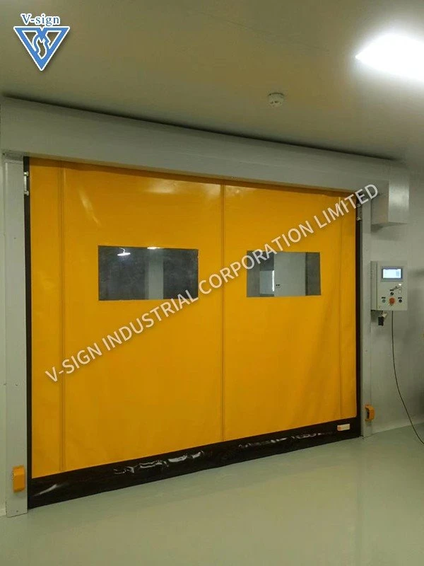 Fast PVC Self Repairing Door (2)
